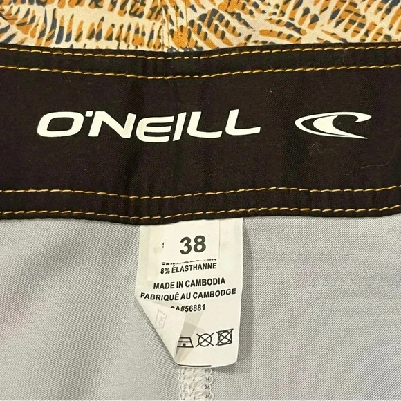 Oneill HyperFreak Nautilus S-Seam Trunks  Mens Navy Gold - Picture 11 of 14